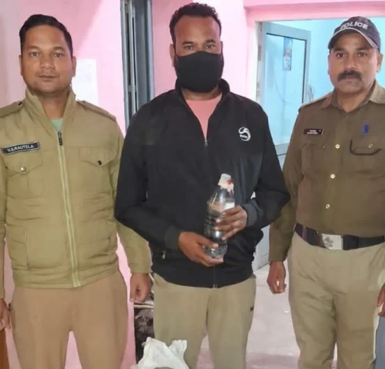 अवैध शराब के खिलाफ लालकुआं पुलिस का अभियान जारी, एक गिरफ्तार